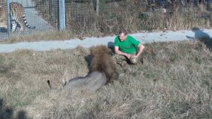Олег Зубков лечит Чука! в Парк Тайган!)