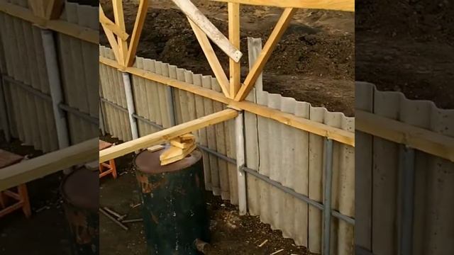 Строительство заглубленной теплицы часть 8. смотреть онлайн