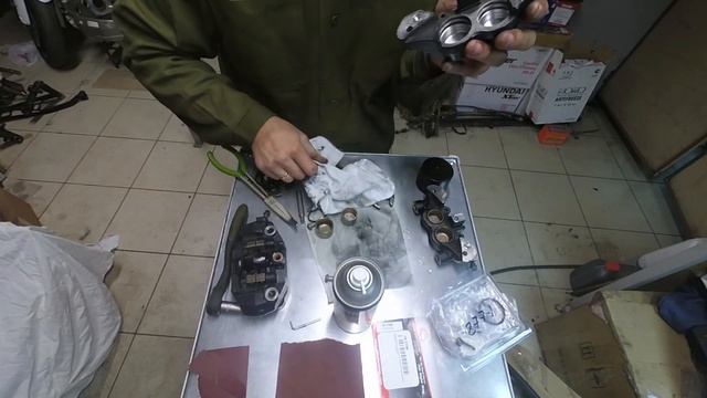 Ремонт суппорта M109r, GSX-R, Hayabusa. смотреть онлайн