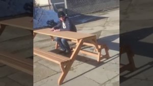 Скамейка стол. Трансформер. 2 в 1