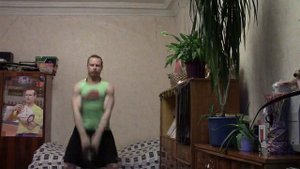 75-летию Великой Победы.Гиря 32 кг.Высокий мах - 75 раз за 2 мин. 51 сек.