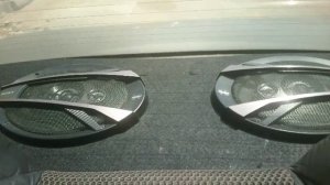 #xb6951 Sony coaxial speaker kick bass test.