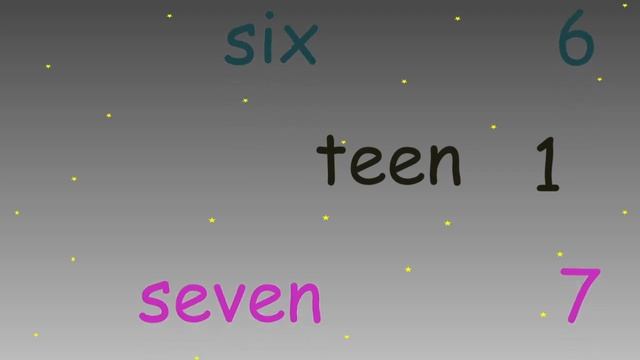 Counting 11 to 20 for kids and grown ups. Number fireworks song