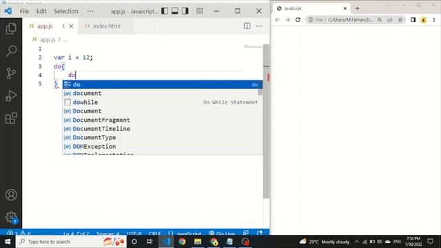 do while Loop in JavaScript | JavaScript do while loop