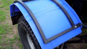 Обзор самодельного мотовездехода 3х2.