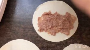 Чебуреки из покупного теста фирмы Тестов