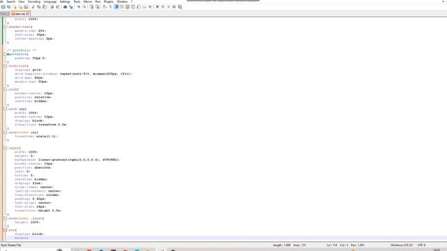 Fixed background image/ Parallax scrolling using HTML CSS Website Tutorial