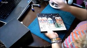 Декупаж крышки новогодней шкатулки. Университет Декупажа. Наташа Фохтина