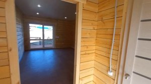 Сибирский дом из бруса.