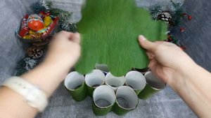 Адвент календарь из ВТУЛОК своими руками