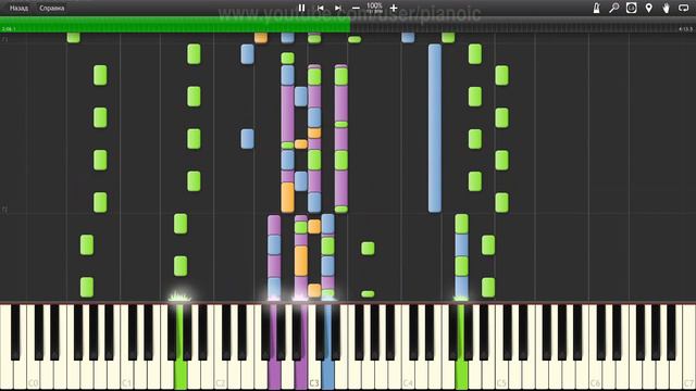 How to play O zone Despre Tine Piano tutotial 100% speed смотреть онлайн
