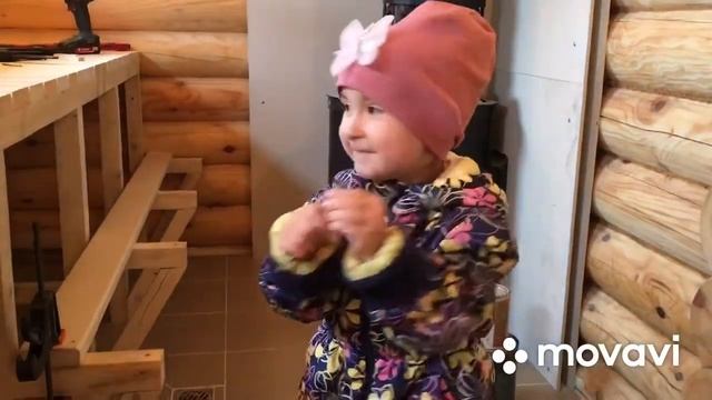 Моя баня из бревна 26 Полог в парной, полог в бане, с легким паром #баня #банямечты 20.05.2020г.