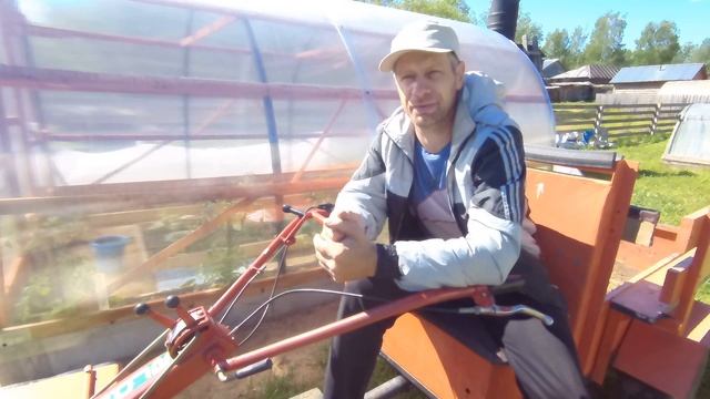 МТЗ 09 новые колеса 7 * 12 скорость и мощь