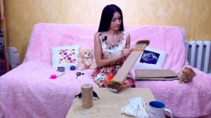 DIY Вертикальная когтеточка для котов! Реанимируем старую когтеточку! The Alice Twins #20