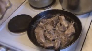 Готовим дичь.Тушим сурка.