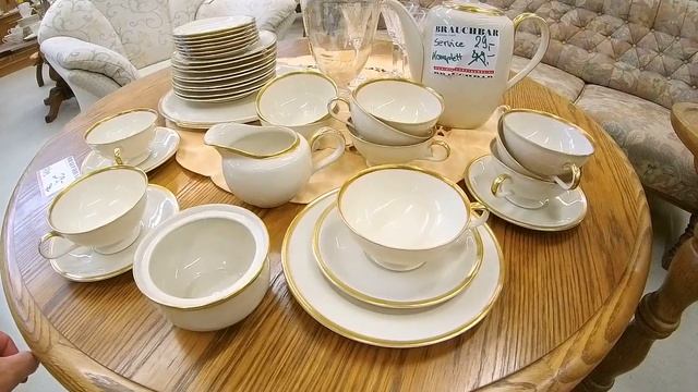 ??ПРЕЛЕСТНЫЙ?ФАРФОР СЛОНОВОЙ КОСТИ☕Hutschenreuther - ГЕРМАНИЯ БАРАХОЛКА смотреть онлайн