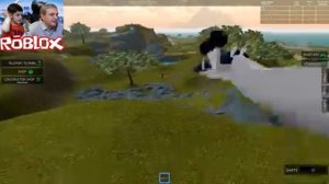 Роблокс ПАРК ЮРСКОГО ПЕРИОДА. часть 2. ОХОТА на ДИНОЗАВРОВ | ROBLOX по русски.