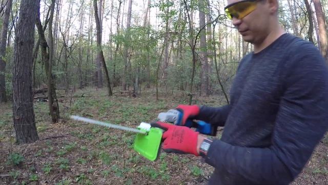 Сделай сам из болгарки аккумуляторную цепную пилу смотреть онлайн