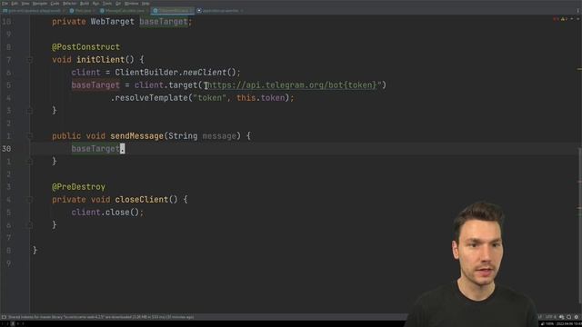 Creating and using a Telegram Bot with Java смотреть онлайн