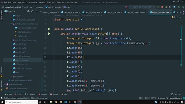 ArrayList in Java: Demo & Methods