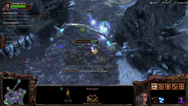 StarCraft 2 HotS - Mission 5 (Shoot the Messenger) - Speedrun (Brutal, all objectives) смотреть онлайн