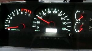 Пересвет панели приборов Mitsubishi Delica