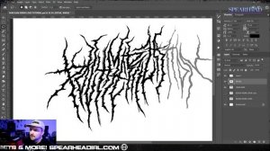 How To Design BRUTAL Slam/Death Metal Logos - Photoshop Tutorial