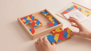 Головоломка "Паркет" Евгения Тихонова, 21 плитка, ТМ "Царицынская игрушка"