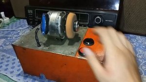 Заточной станок из двигателя от магнитофона. Обзор.