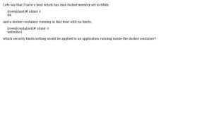 Are docker container security limits limited by the host's security limits?