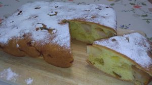 Шарлотка с яблоками.