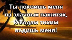 Господь, Ты Пастырь мой - Сергей Данильченко ( минус )