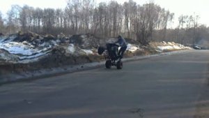Стантрайдинг на квадроцикле.(stunt) г.Электросталь
