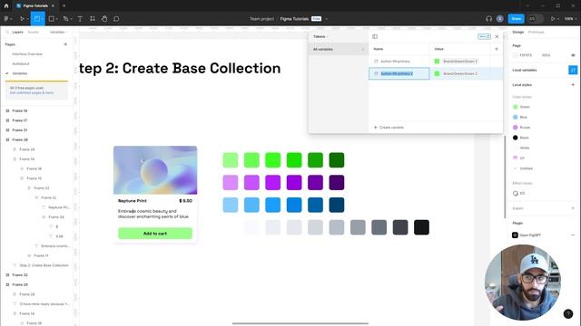 How to Use Variables in Figma - Step by Step | 2023 Variables Tutorial