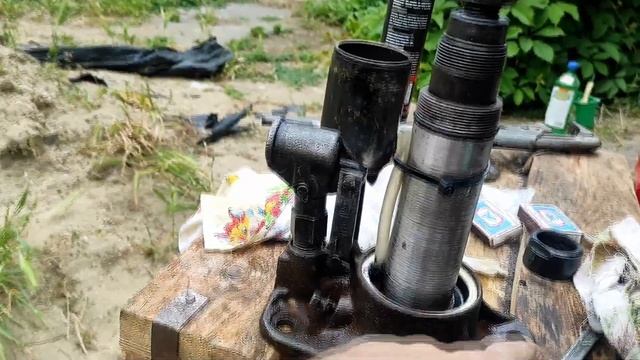 Пресс гидравлический из домкрата своими руками... #гидравлический пресс в гараж#пресс для гаража смотреть онлайн