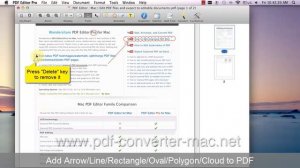 [Mac PDF Editor] How to Draw Arrow/Line/Oval and other Shapes on PDF pages?