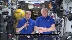 Международный космический лагерь по робототехнике | Космонавты Олег Навицкий и Петр Дубров