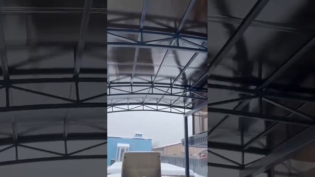 Изготовление и монтаж металлоконструкций, навес для авто смотреть онлайн
