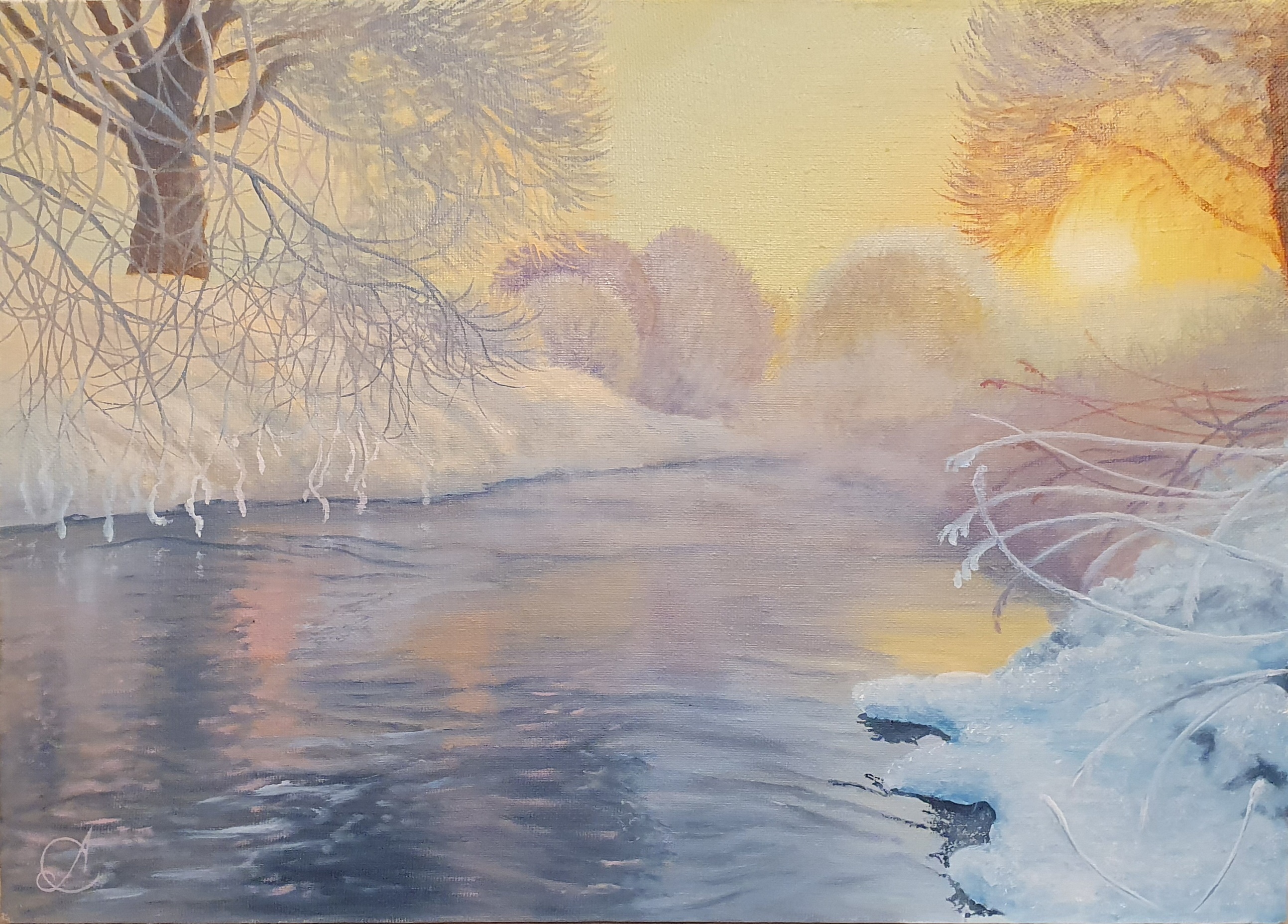 Зимняя речка смотреть онлайн