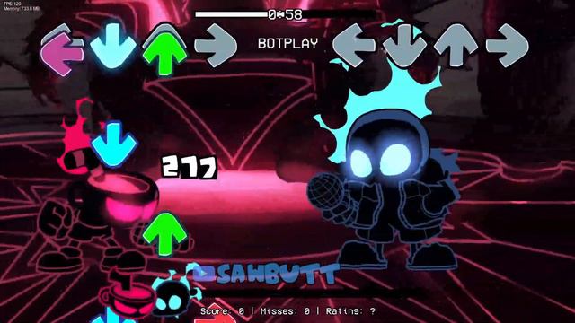 FNF Manifest But Nightmare Cuphead and Sans Sings It (FNF Cover) смотреть онлайн