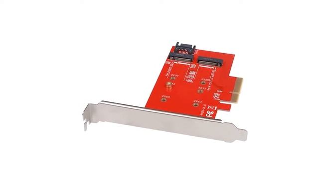PCIe к M2 NVMe SSD NGFF Riser Card M Key B SATA порт адаптер расши смотреть онлайн
