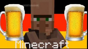 Житель из маинкрафта поёт Was wollen wir trinken. Minecraft villager sings Was wollen wir trinken.