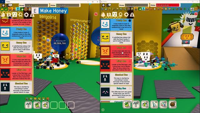 Beesmas 2021 (часть 4) - изменения пчел в Bee Swarm Simulator смотреть онлайн