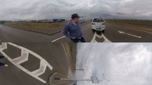 На границе Казахстан-Россия. Таможенный переход "Жайсан". Видео 360 градусов.
