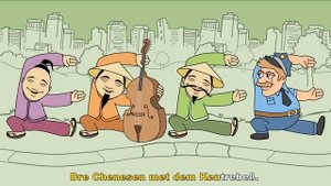 Drei Chinesen mit dem Kontrabass - Kinderlieder zum Mitsingen | Sing Kinderlieder