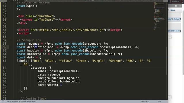 6 Adding Labels in Database | Chartjs Mysql Database Series смотреть онлайн