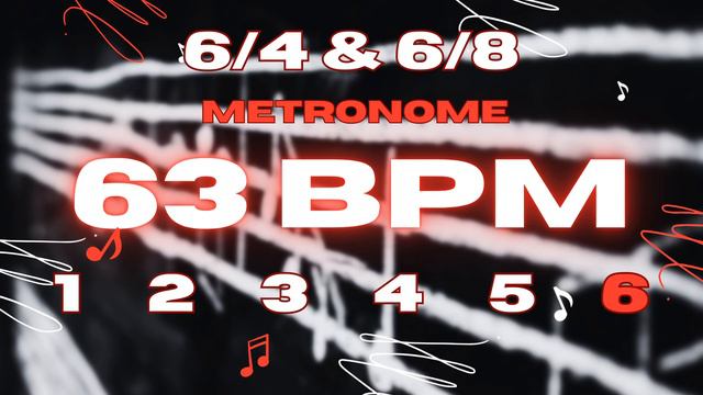 63 BPM - 6/4 & 6/8 Metronome смотреть онлайн