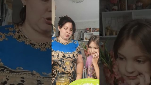 Запеканка: картошка +горошек