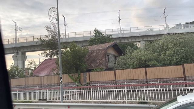 Дорога Адлер Аэропорт Сочи-Хоста, до нашего пансионата/ 3 июня 2021 г.