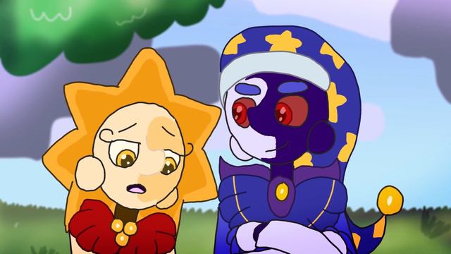Moon's Bet/ Sun is a femboy// Sun and Moon Show// Animatic смотреть онлайн